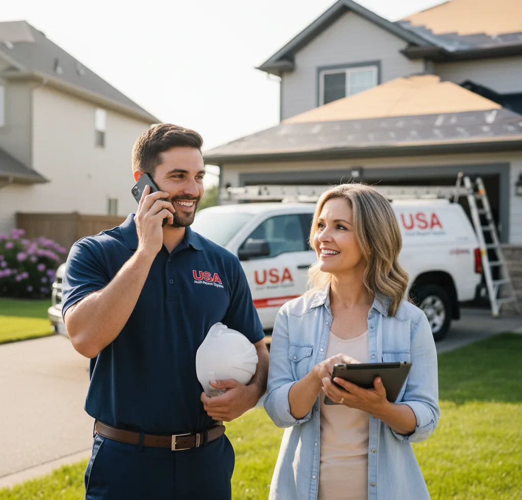 USA Roof Repair Experts customer support in Macy